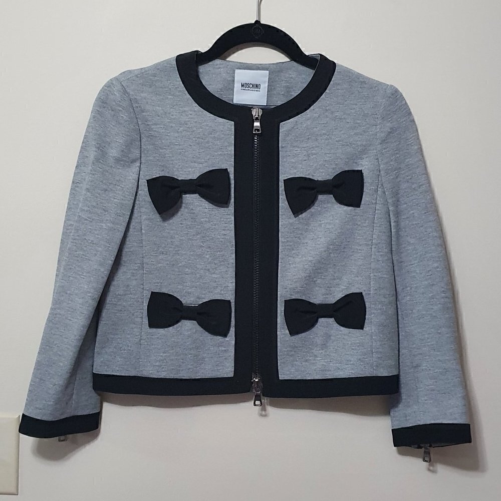 MOSCHINO cheap and chic bow Sports Jacket